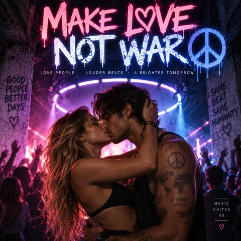 Cover art: MAKE LOVE NOT WAR