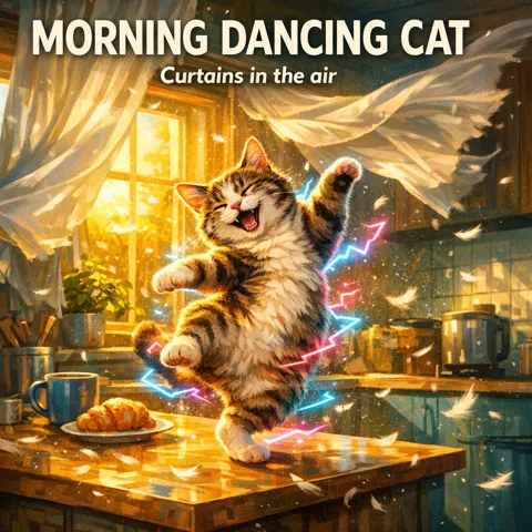 Cover art: Morning Dance Cat